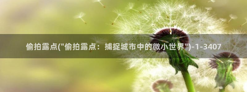 动漫av偷拍：偷拍露点(\